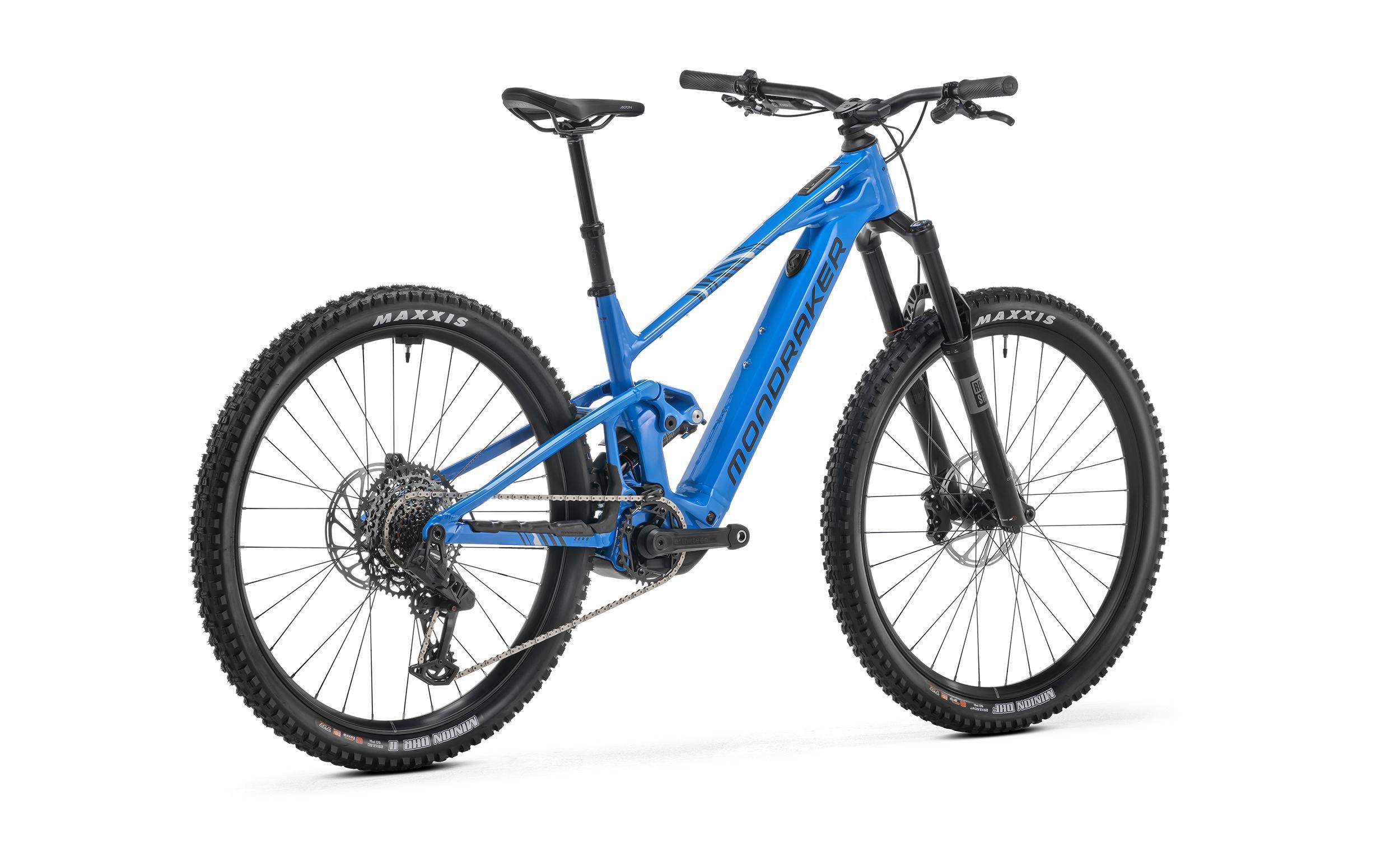 MONDRAKER Sly R Marlin Blue/Racing Silver/Obsidian Grey 010.25223 Light e-MTB elektrokolo MONDRAKER Sly R v modro-stříbrném provedení
