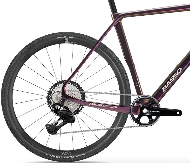Závodní karbonové gravel kolo BASSO Palta v designu Enough s elektronickým řazením