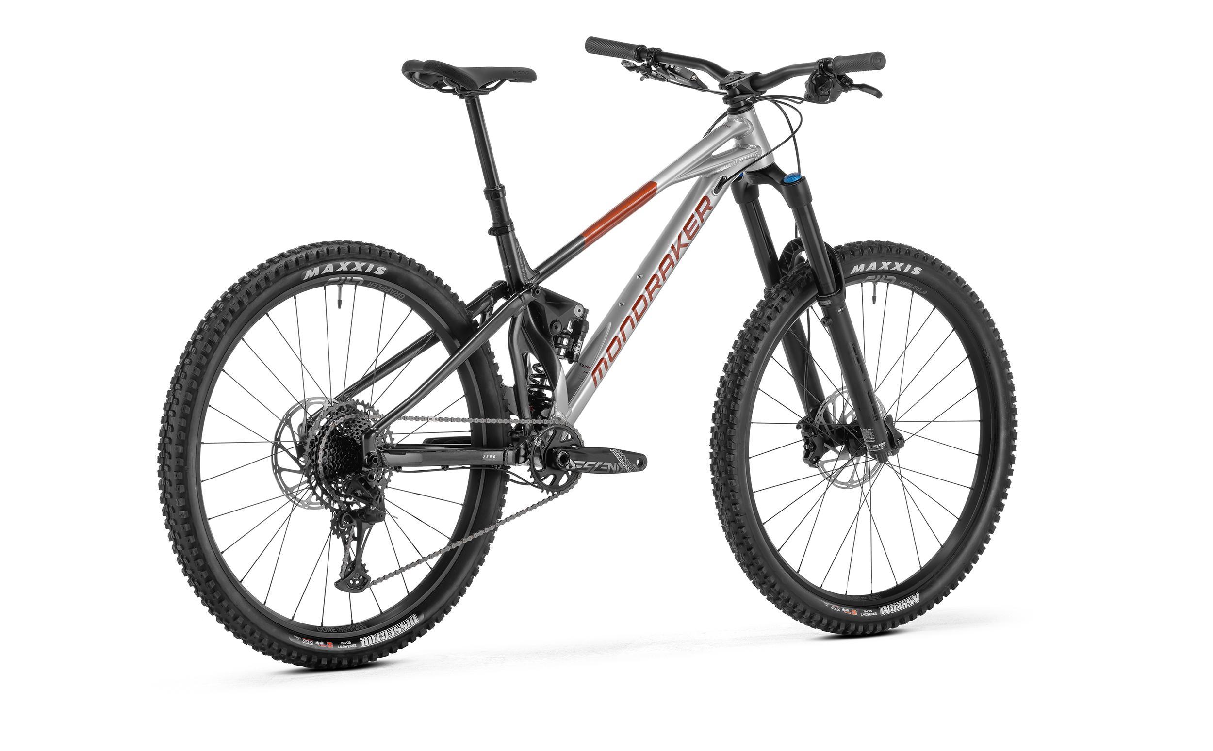 MONDRAKER Superfoxy racing silver/vortex grey/earth red