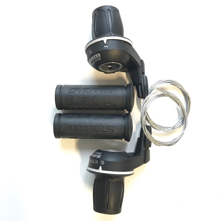 SRAM - přední + zadní řadící páčky MRX Comp otočné Set 3x6 rychlostí