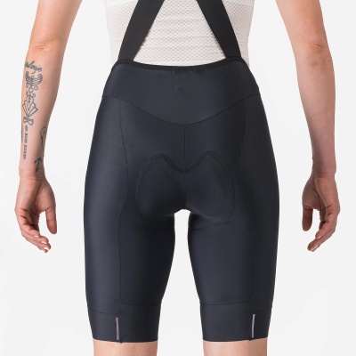 CASTELLI - dámské kraťasy s laclem Prima 2 DT černá (6)