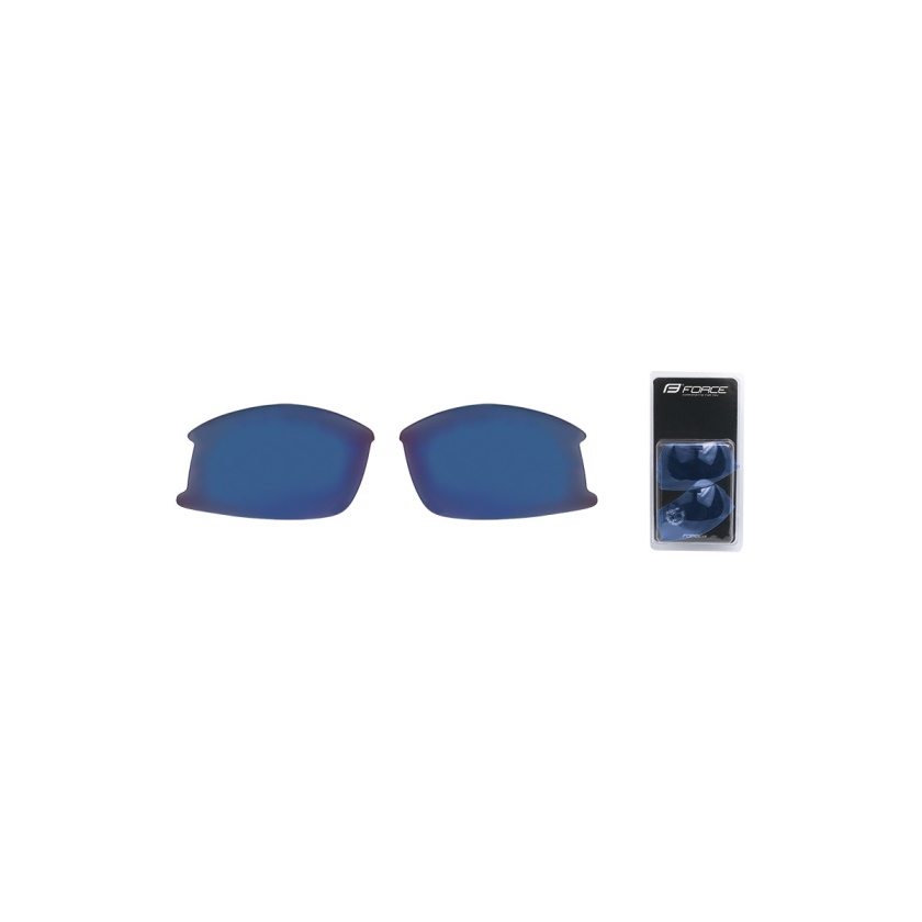 FORCE - skla náhradní ULTRA pár, modrá laser