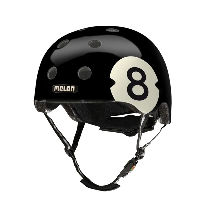 MELON - dětská helma 8 Ball černá