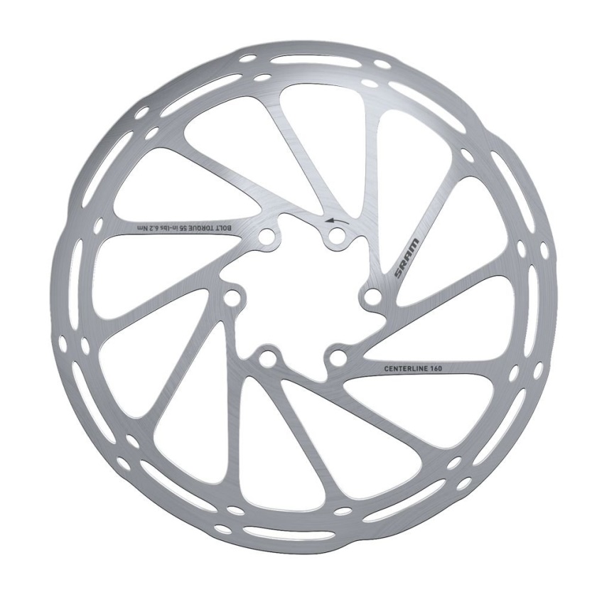 SRAM - brzdový kotouč Centerline 160mm 6 děr