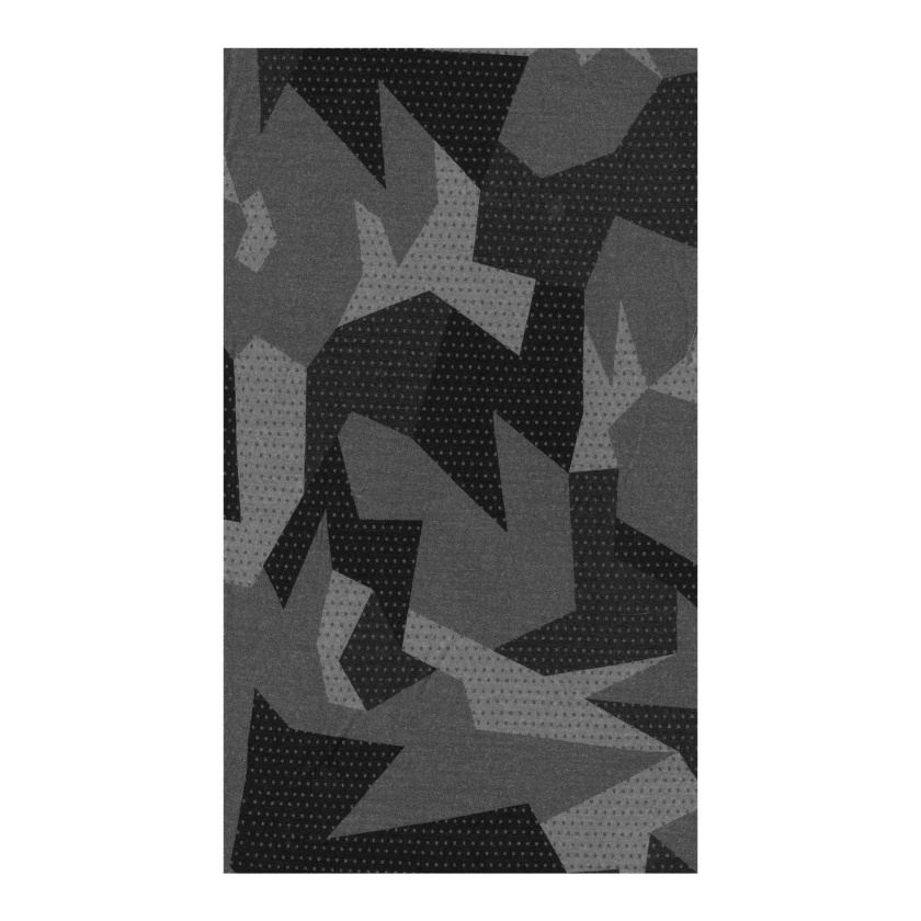 SENSOR - šátek multifunkční TUBE MERINO IMPRESS černá/camo