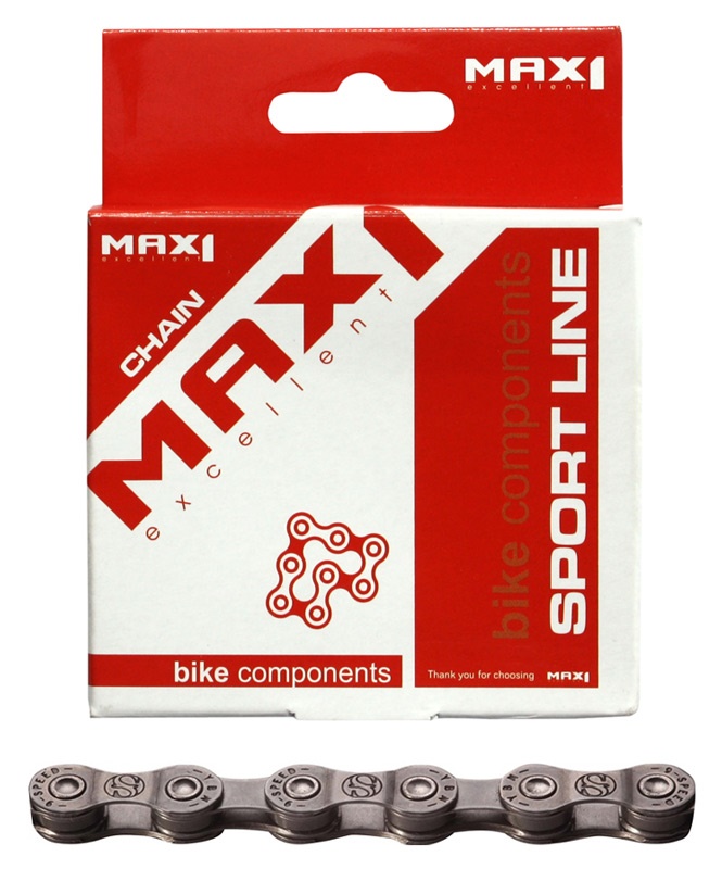 MAX1 - řetěz se spojkou 9 rychl. 116 čl. šedý