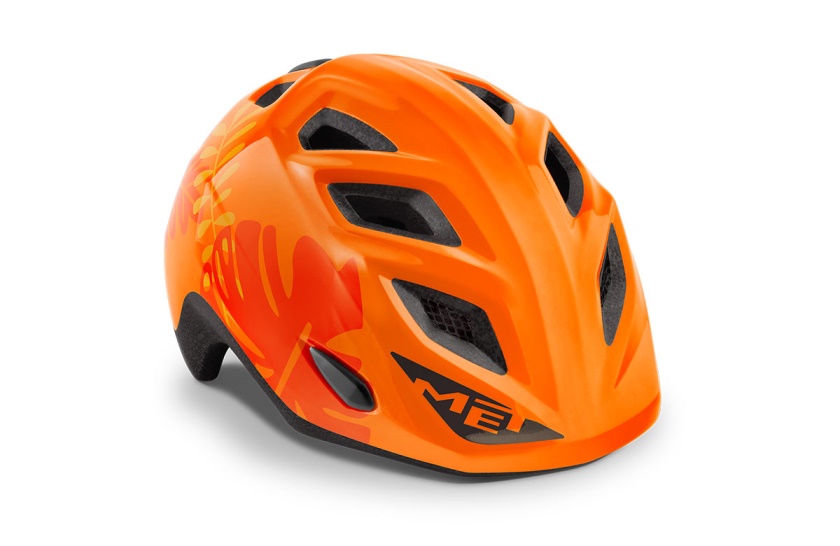 MET - dětská helma ELFO a GENIO džungle/oranžová lesklá
