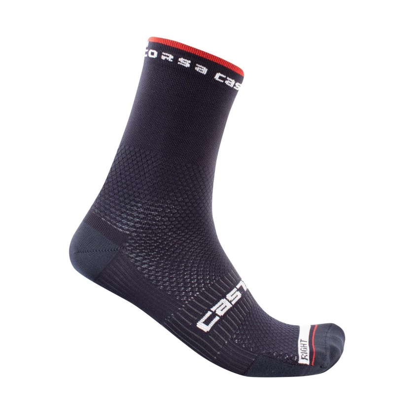 CASTELLI - ponožky Rosso Corsa Pro 15 tmavě modrá