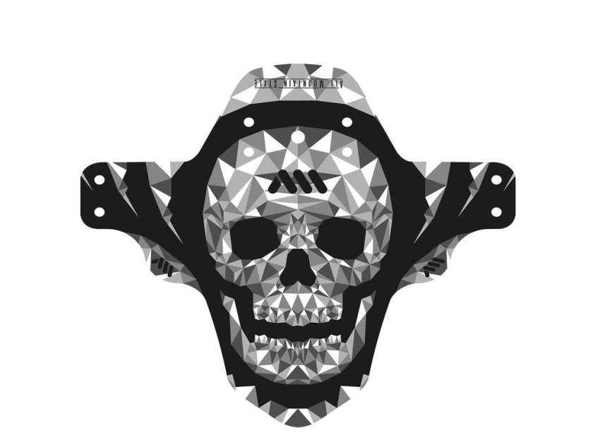 AMS - blatník MudGuard Grey/Skull