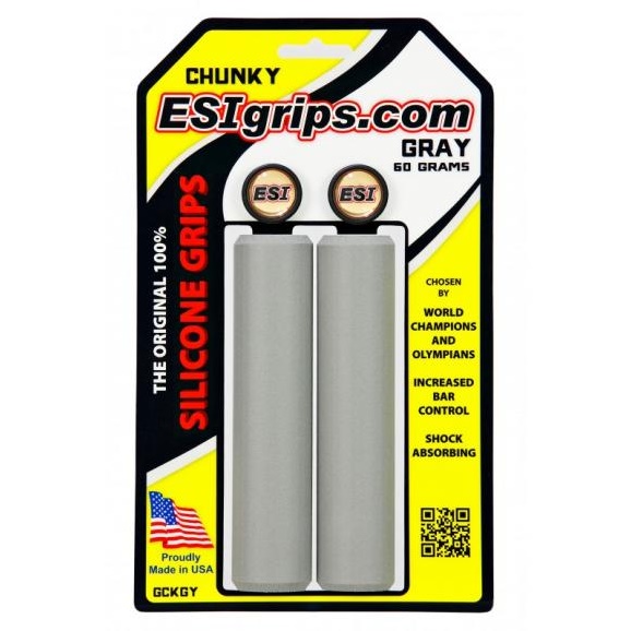 ESI GRIPS - gripy Chunky Classic 32 mm šedá