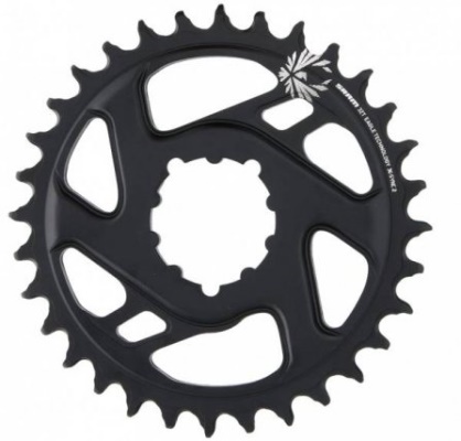 SRAM - převodník X-SYNC 2, přímá montáž, 30 zubů, 3mm offset, černá