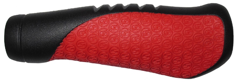 SRAM - gripy komfortní ergonomické 133mm černo/červené