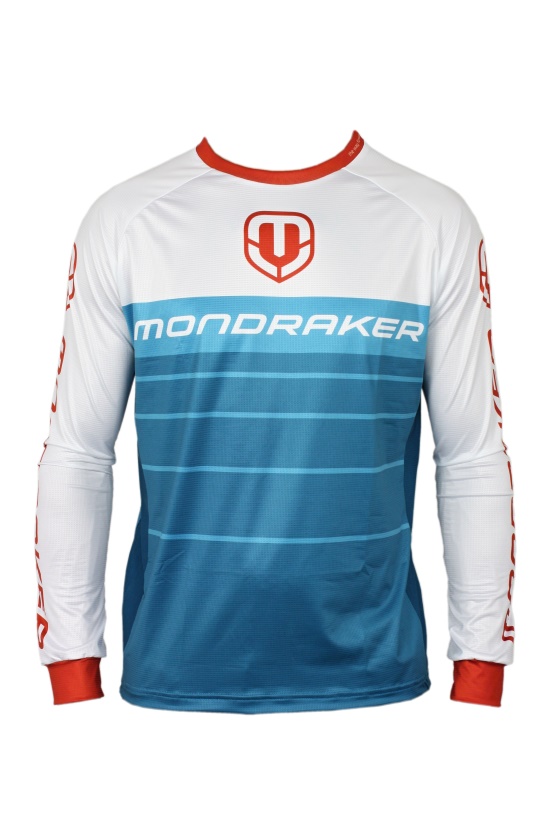 MONDRAKER Jersey long, petrol/white/red