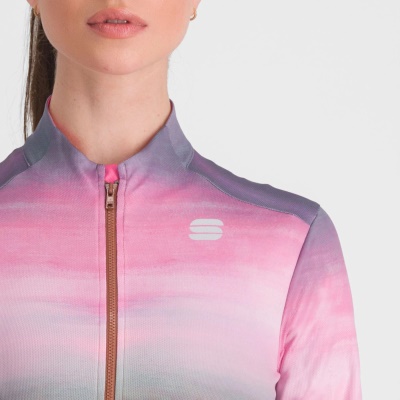 SPORTFUL - dámský dres Flow supergiara w thermal jersey, cayenna red pink (3)