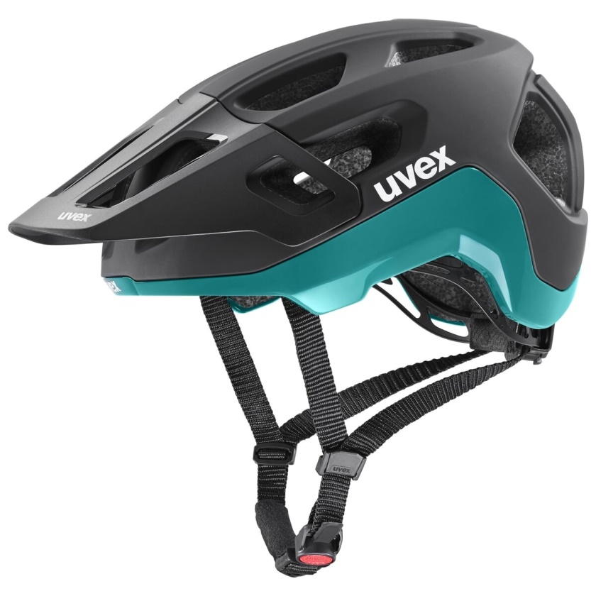 UVEX - helma React black/teal matt