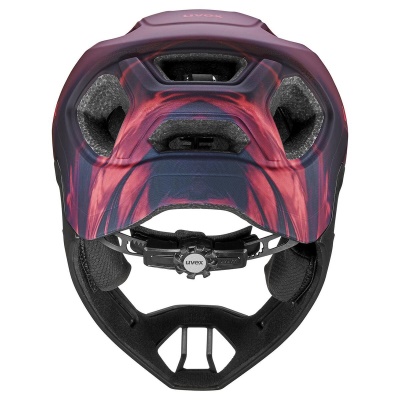 UVEX - dětská integrální helma React JR Fullface fialová (5)