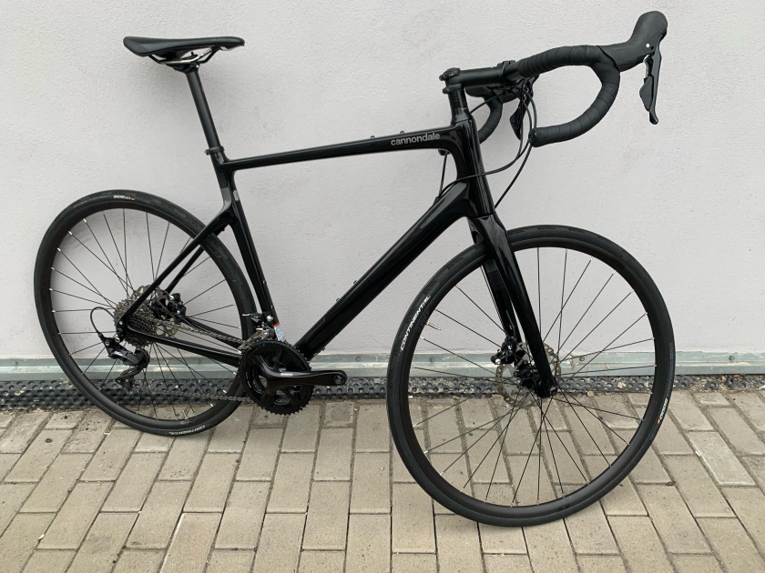 Testovací silniční kolo - CANNONDALE - Synapse Carbon 3 černá 58 182 - 193 cm