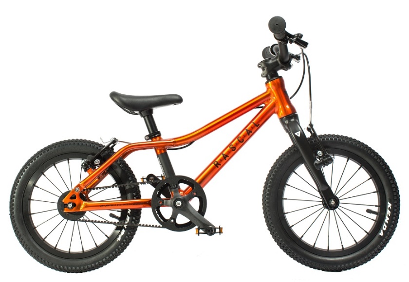 RASCAL BIKES - dětské kolo 14" oranžová