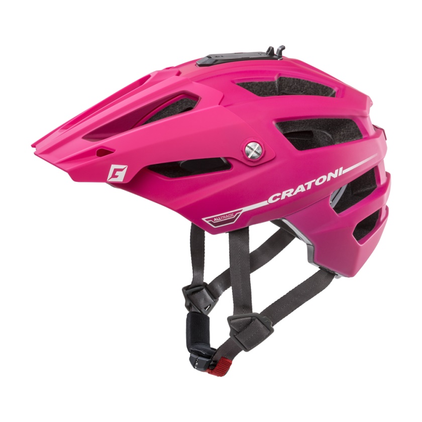 CRATONI - helma AllTrack pink-berry rubber M-L / 58-61cm