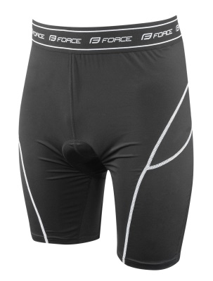 FORCE - kraťasy F BLADE MTB s odnímatelnou vložkou, černé (3)