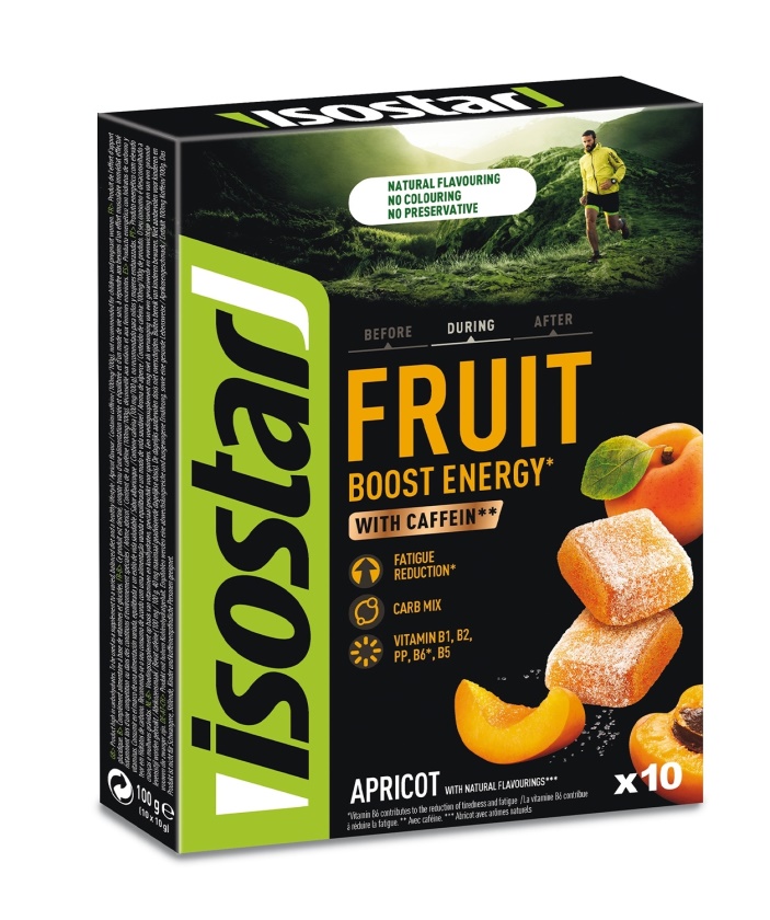 ISOSTAR - želé ENERGY FRUIT BOOST 10x10g meruňka