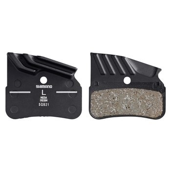 SHIMANO - brzdové destičky N03A-RF, polymerové + chladič