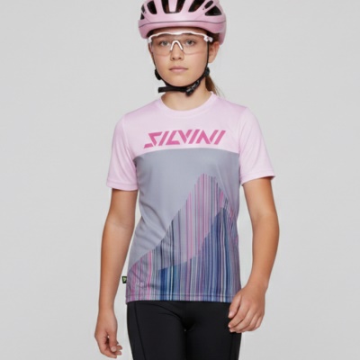 SILVINI - dětský dres Denni fialová/růžová (2)