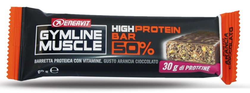 ENERVIT - Gymline high protein bar 50% pomeranč+ čokoláda (60g)