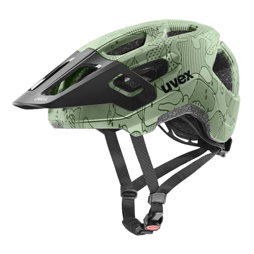 UVEX - dětská helma React JR. Moss Green/Altim Matt (52-56)