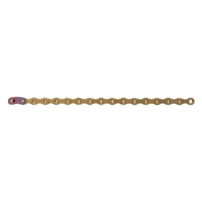 SRAM - řetěz PC XX1 Eagle 12 rychlostí 126 článků s PowerLock spojkou, gold