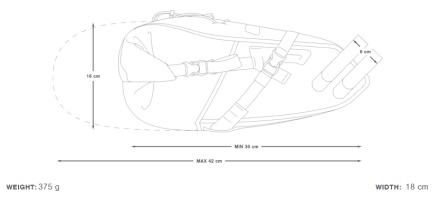 APIDURA - podsedlová brašna Backcountry saddle pack 10 l (4)