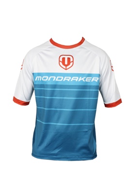 MONDRAKER Jersey short, petrol/white/red