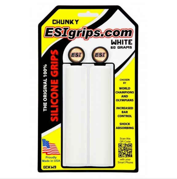 ESI GRIPS - gripy Chunky Classic 32 mm bílá