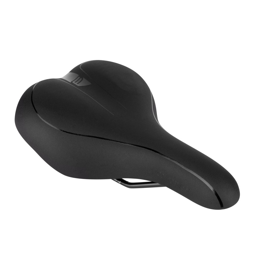 FORCE - sedlo COMFORT GEL turistické černá