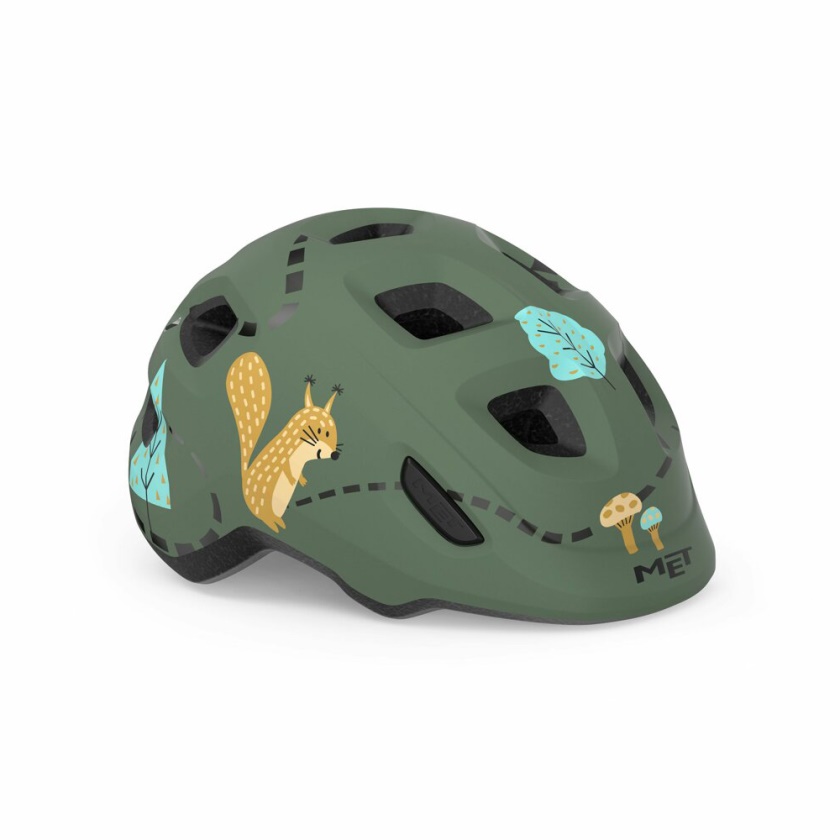 MET - dětská helma Hooray zelená les matná