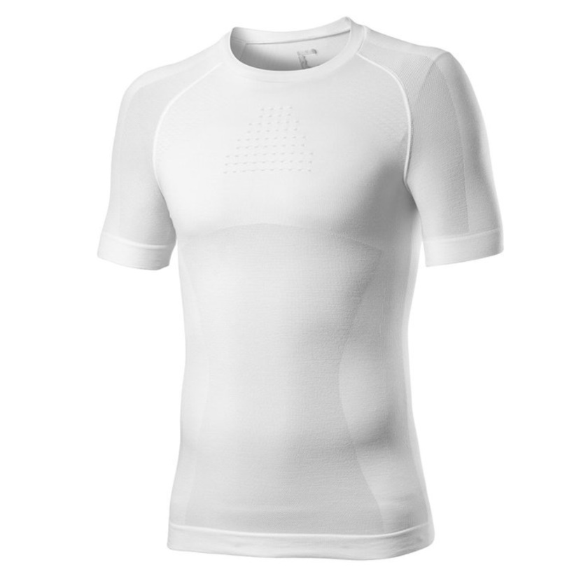 CASTELLI - funkční triko Core Seamless SS bílá