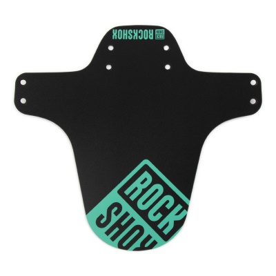 ROCK SHOX - blatník přední MTB černý se Seafoam Green potiskem ROCK SHOX - blatník přední MTB černý se Seafoam Green potiskem