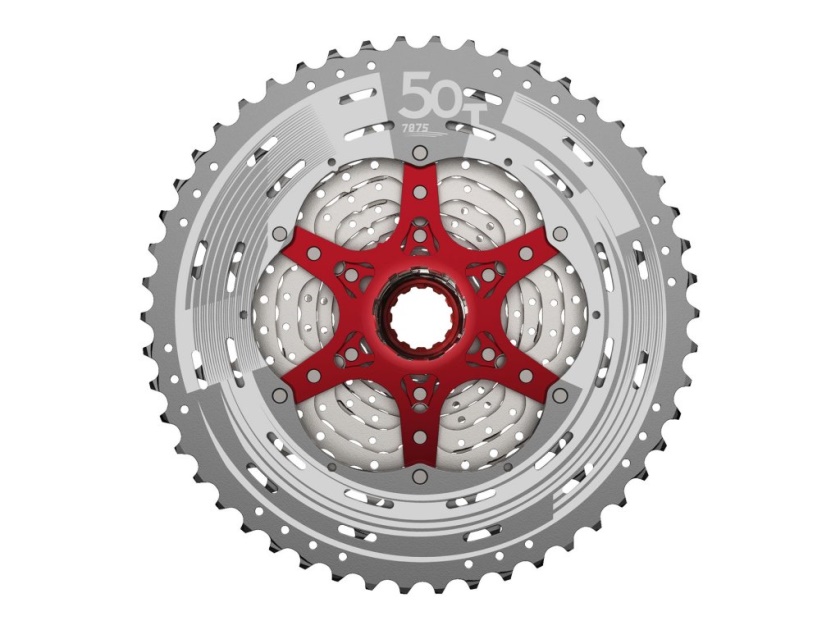 Kazeta SunRace CSMZ90WA5, 12 rychlostí, 11-50z, metallic