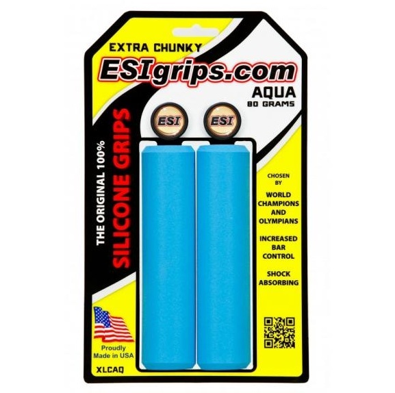 ESI GRIPS - gripy Chunky Extra 34 mm světle modrá