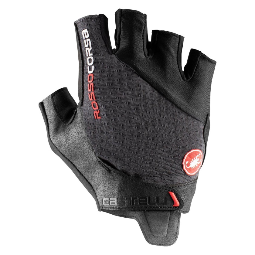 CASTELLI - rukavice Rosso Corsa Pro V černá/šedá