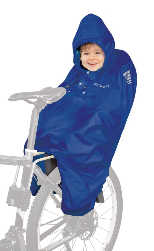 FORCE - pláštěnka na dítě v sedačce modrá