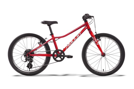 AMULET - dětské kolo 20" Fun red shiny/silver 2026
