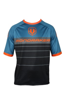 MONDRAKER Jersey short, black/petrol/orange
