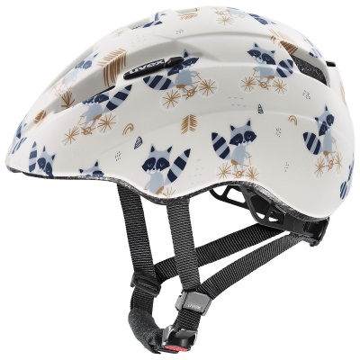 UVEX - dětská helma KID 2 CC Racoon bílá 46-52 cm