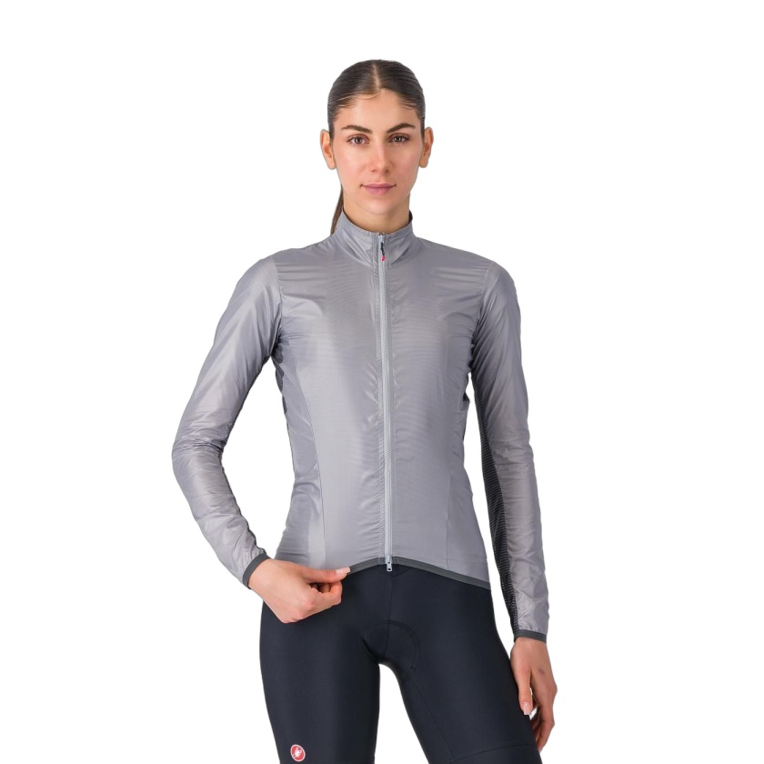 CASTELLI - dámská bunda Aria Shell 2 světle šedá