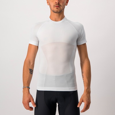 CASTELLI - funkční triko Core Seamless SS bílá (2)