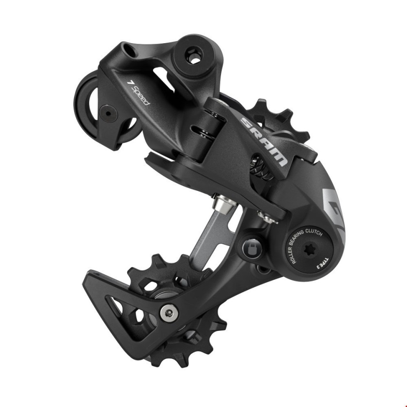 Přehazovačka Sram GXDH Type 3.0, 7 rychlostí, střední vodítko, černá