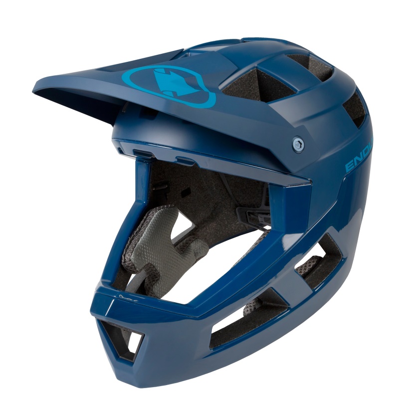 ENDURA - integrální helma SingleTrack Full Face tmavě modrá