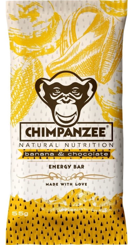 CHIMPANZEE - energy bar, banana chocolate 55 g