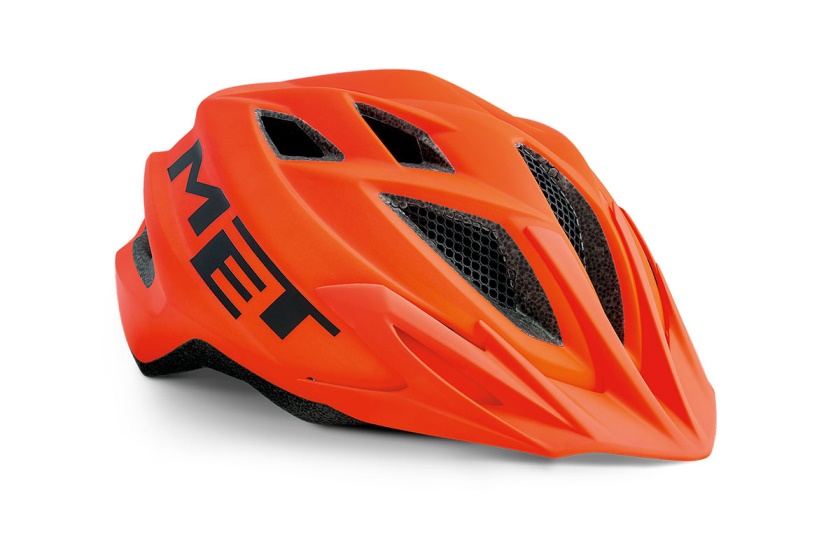 MET - dětská helma CRACKERJACK oranžová matná 52-57